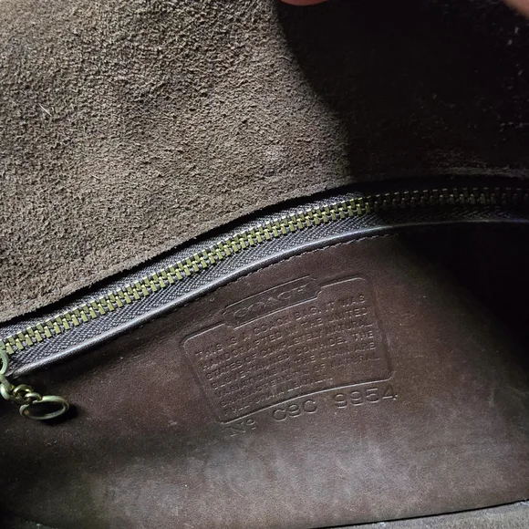 Vintage Coach Prarie 9954 Brown Leather Shoulder Bag - Picture 8 of 10